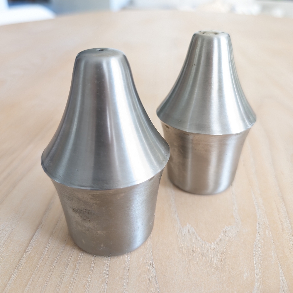 🌱MCM Stainless Steel Salt & Pepper Shakers